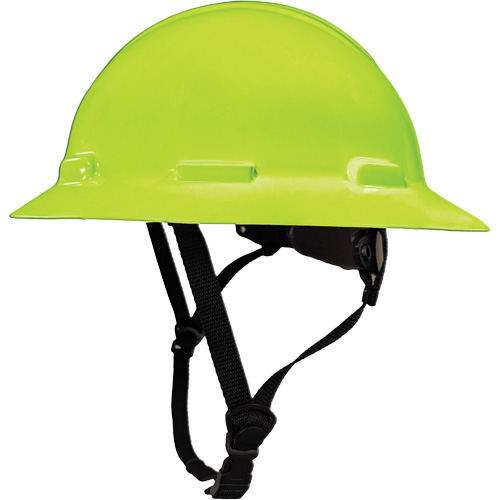 Casque de s&eacute;curit&eacute; &agrave; bordure compl&egrave;te LIDGUARD avec mentonni&egrave;re, R&eacute;pond aux normes CSA type 1, Suspension Rochet, Ventil&eacute; Waymarc Industries Inc