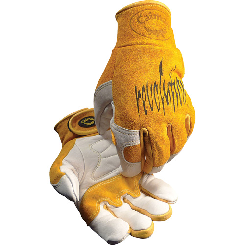 Caiman&reg; Premium TIG/MIG Welder's Gloves with Hook & Loop Closure, Split Cowhide, Size Medium Waymarc Industries Inc