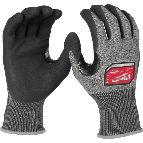Gants haute dext&eacute;rit&eacute; r&eacute;sistants &agrave; la coupe, Grand, Calibre 18, Rev&ecirc;tement Nitrile, ANSI/ISEA 105 niveau 4/EN 388 niveau D Waymarc Industries Inc