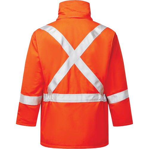 Parka isol&eacute; de 9 oz Haute visibilit&eacute; Avenger, style 515, Hommes, Petit, Orange Waymarc Industries Inc