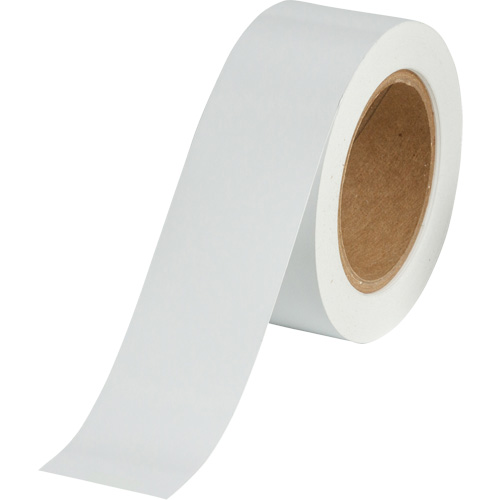Pipe Marker Tape, 90', White Waymarc Industries Inc