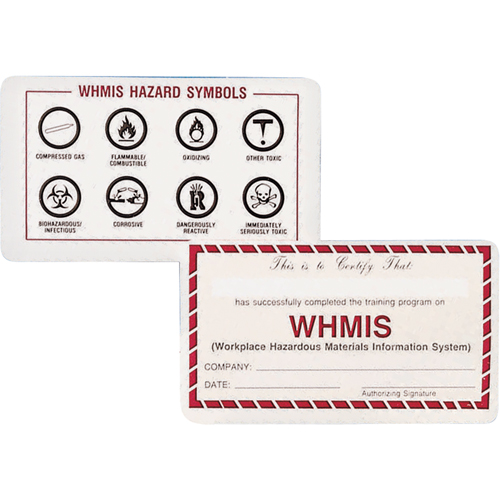 WHMIS Wallet Cards Waymarc Industries Inc
