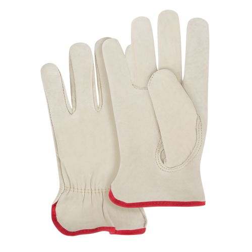 Gants pour conducteurs &agrave; ajustement serr&eacute;, 2T-Grand, Paume en Cuir fleur de vache Waymarc Industries Inc