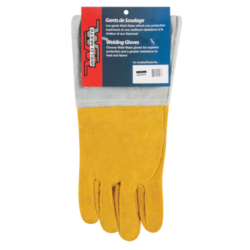 Superior Fit TIG Welding Gloves, Split Deerskin, Size Large Waymarc Industries Inc