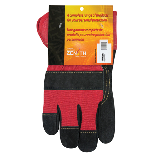 Gants d'ajusteur doubl&eacute;s pour l'hiver &agrave; chaleur sup&eacute;rieure, Grand, Paume en Cuir de vache refendu, Doublure en Thinsulate Waymarc Industries Inc