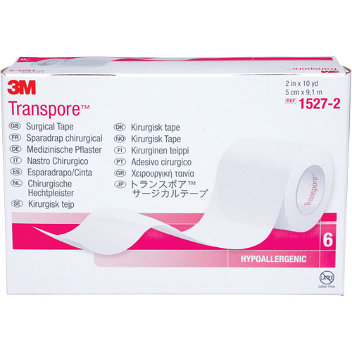 Ruban chirurgical Transpore, Classe 1, 30' lo x 2" la Waymarc Industries Inc