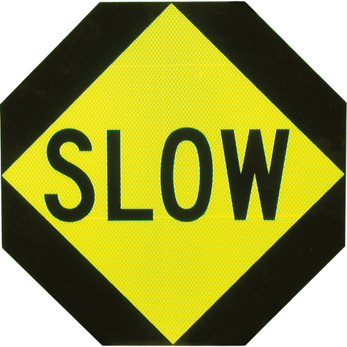 Double-Sided "Stop/Slow" Traffic Control Sign Waymarc Industries Inc