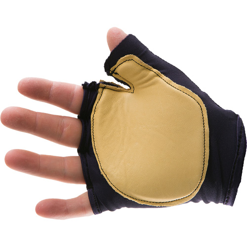 Anti-Impact Tool Grip Fingerless Right-Hand Glove, Size X-Small, Grain Leather Palm Waymarc Industries Inc