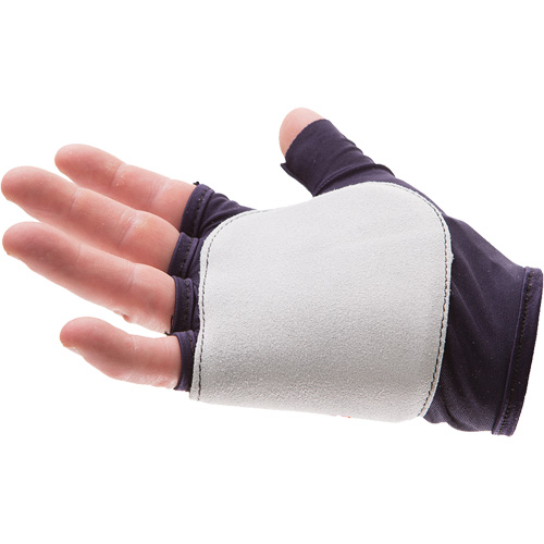 Palm/Side Fingerless Protection Gloves - Left, X-Small, Suede Palm, Slip-On Cuff Waymarc Industries Inc