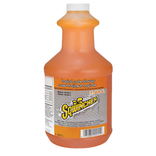 Sqwincher Boisson de r&eacute;hydratation, Concentr&eacute;, Fraîcheur tropicale Waymarc Industries Inc