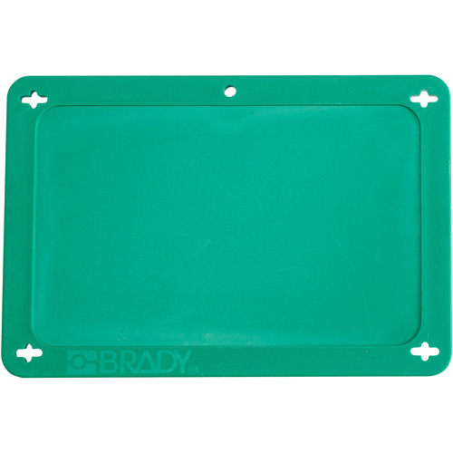 &eacute;tiquette vierge pour vanne, Plastique, 4-3/4" la x 3-1/4" h Waymarc Industries Inc
