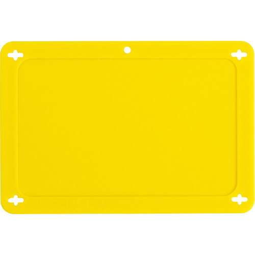 &eacute;tiquette vierge pour vanne, Plastique, 4-3/4" la x 3-1/4" h Waymarc Industries Inc