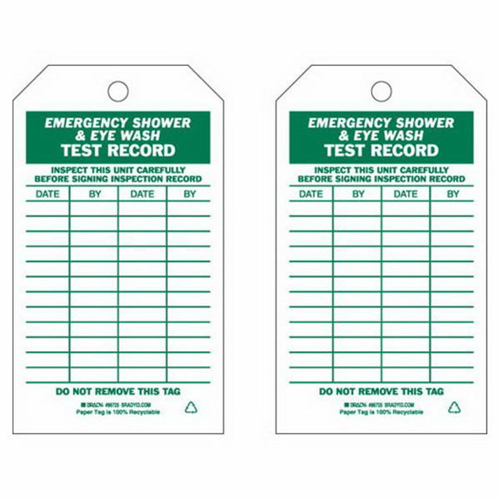 &eacute;tiquettes de rapport d'essai/inspection, Papier, 4" la x 7" h, Anglais Waymarc Industries Inc