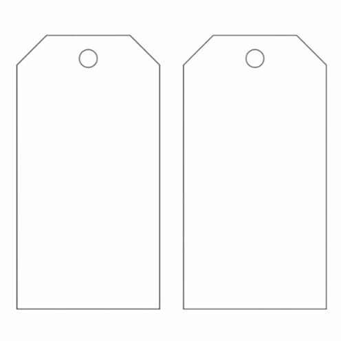 &eacute;tiquettes vierges autoplastifiantes pour la pr&eacute;vention des accidents, M&eacute;tal, 3" la x 5-3/4" h Waymarc Industries Inc