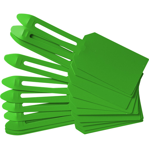 Blank Plastic Lock-On Tags, Plastic, 3-1/4" W x 5-4/5" H, Blank Waymarc Industries Inc