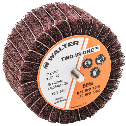 Meule &agrave; lamelles abrasives Two-In-One Waymarc Industries Inc
