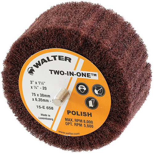 Meule &agrave; lamelles abrasives Two-In-One Waymarc Industries Inc