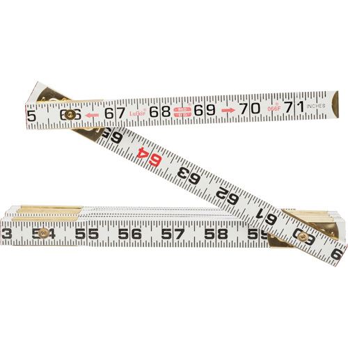 R&egrave;gle plate Red End, 6' lo, Bois Waymarc Industries Inc