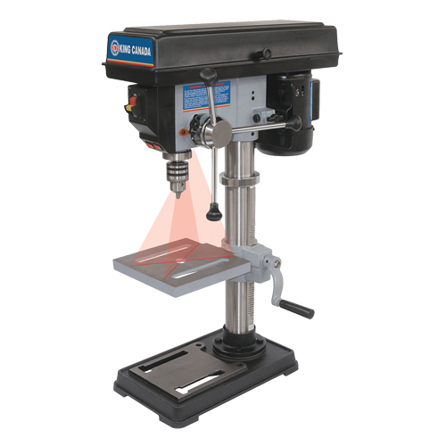 Drill Presses With Laser, 10", 1/2" Chuck, 3050 RPM Waymarc Industries Inc