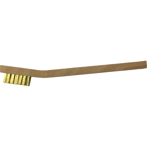 Petites brosses de nettoyage , Laiton, 3 x 7 rangs de fils, Longueur 7-3/4" Waymarc Industries Inc