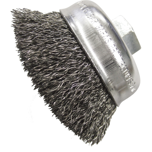 3-1/2" Crimped Wire Wheel Cup Brushes Waymarc Industries Inc