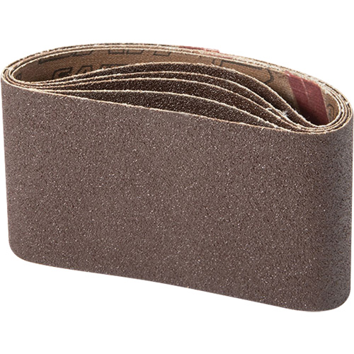 Portable Abrasive Belt, 3" W x 21" L, Aluminum Oxide, 100 Grit Waymarc Industries Inc