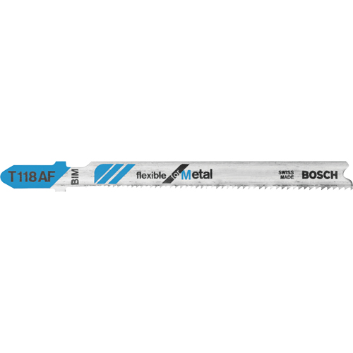 Flexible Jigsaw Blade, Bi-Metal, 3-5/8" L, 17-24 TPI Waymarc Industries Inc