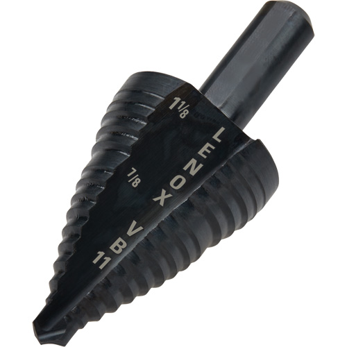 Foret &eacute;tag&eacute; no 11, 7/8" - 1-1/8", Incr&eacute;ments de 1/4", Acier rapide Waymarc Industries Inc