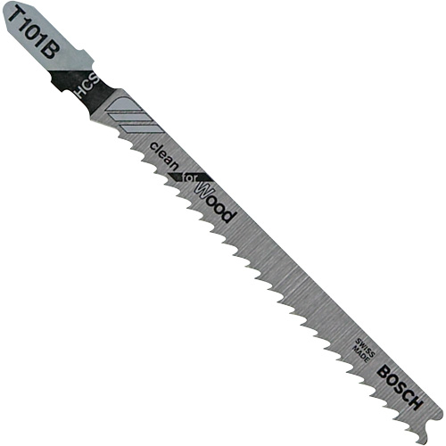 Wood Cutting Jigsaw Blade, High-Carbon Steel, T-Shank, 4" L, 10 TPI Waymarc Industries Inc