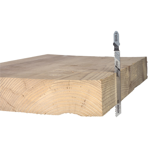 Wood Cutting Jigsaw Blade, High-Carbon Steel, T-Shank, 4" L, 10 TPI Waymarc Industries Inc