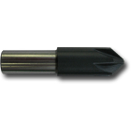 Fraise conique, 1/2", Acier rapide, Angle de 82°, 6 cannelures Waymarc Industries Inc