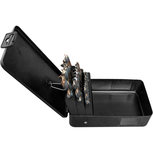 Jobber Length Drill Bit Set, 29 Pieces, High Speed Steel Waymarc Industries Inc