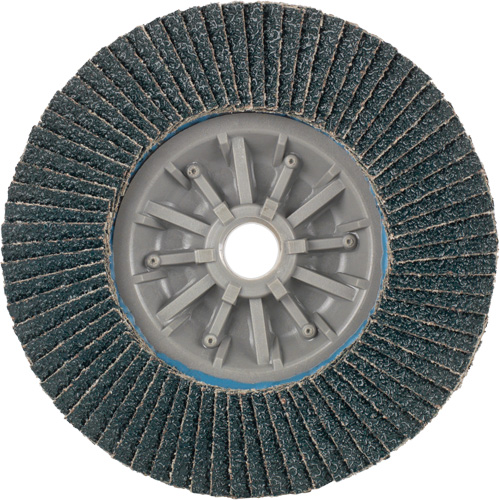 Long Life C-Trim Flap Disc, 4-1/2" x 5/8"-11, Type 27, 40 Grit, Zirconia Alumina Waymarc Industries Inc
