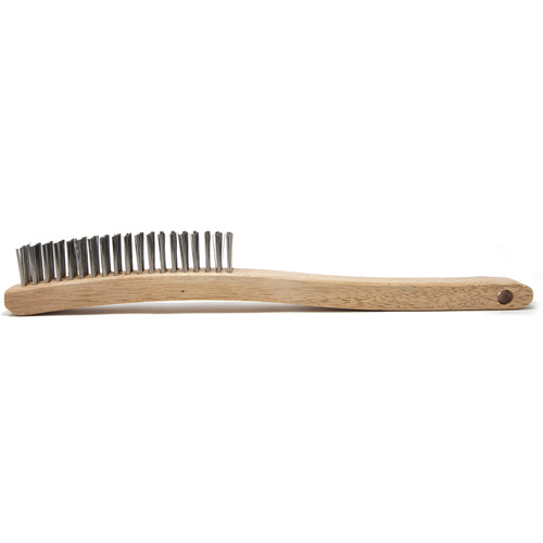 Brosse de nettoyage, Acier inoxydable, 4 x 19 rangs de fils, Longueur 13-11/16" Waymarc Industries Inc