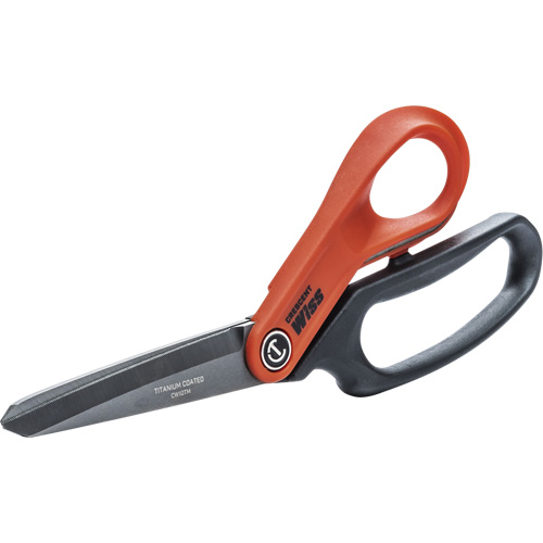 Heavy-Duty Titanium Coated Tradesman Shears, 10", Rings Handle Waymarc Industries Inc