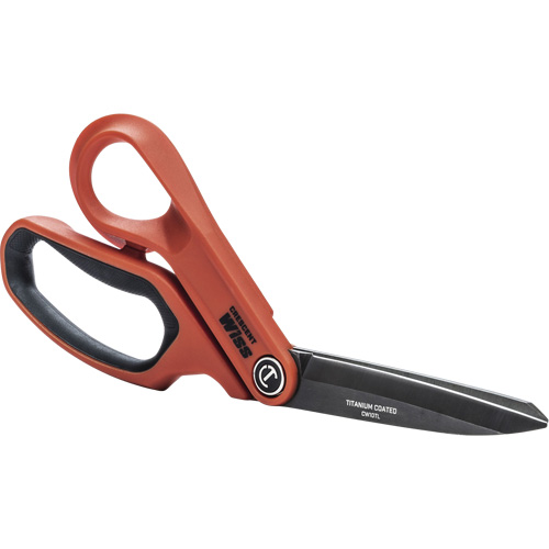 Cisaille pour ouvrier professionnel, 10", Poign&eacute;e Anneaux Waymarc Industries Inc