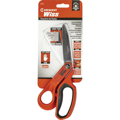 Cisaille pour ouvrier professionnel, 10", Poign&eacute;e Anneaux Waymarc Industries Inc