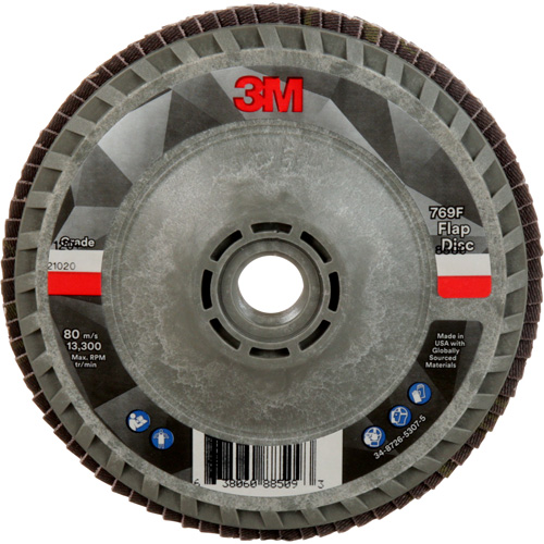 Disque &agrave; lamelles &agrave; changement rapide 769F, 4-1/2" x 5/8"-11, Type 27, Grain 120+, C&eacute;ramique Waymarc Industries Inc