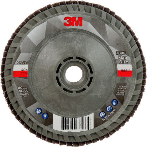 769F Quick Change Flap Disc, 4-1/2" x 5/8"-11, Type 29, 40+ Grit, Ceramic Waymarc Industries Inc