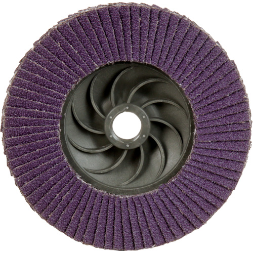 Disque &agrave; lamelles &agrave; changement rapide 769F, 4-1/2" x 5/8"-11, Type 27, Grain 60+, C&eacute;ramique Waymarc Industries Inc