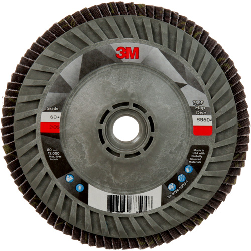 769F Quick Change Flap Disc, 5" x 5/8"-11, Type 27, 60+ Grit, Ceramic Waymarc Industries Inc