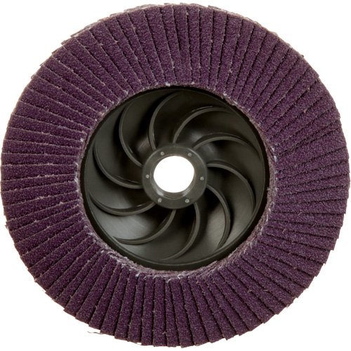 Disque &agrave; lamelles &agrave; changement rapide 769F, 4-1/2" x 5/8"-11, Type 29, Grain 80+, C&eacute;ramique Waymarc Industries Inc