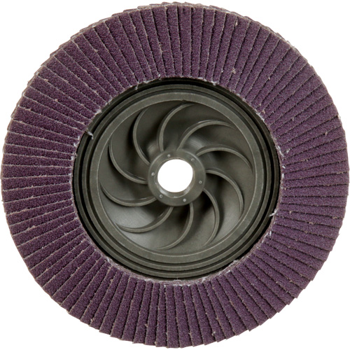Disque &agrave; lamelles &agrave; changement rapide 769F, 5" x 5/8"-11, Type 29, Grain 80+, C&eacute;ramique Waymarc Industries Inc