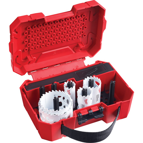 Hole Dozer Carbide Teeth Hole Saw Kit, 9 Pieces Waymarc Industries Inc