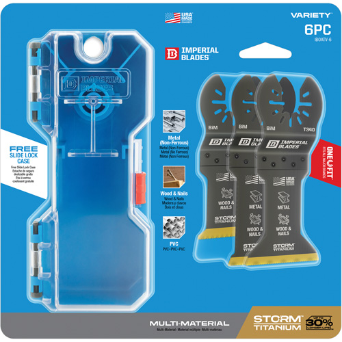 One Fit Storm Titanium Metal & Wood Blade Pack Waymarc Industries Inc