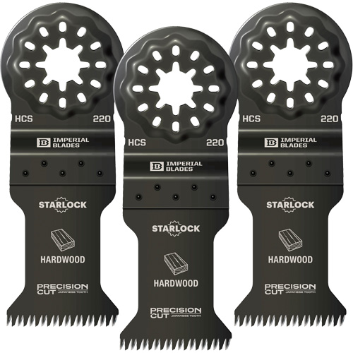 Lames &agrave; dents japonaises 1-3/8" pour le bois dur Starlock Waymarc Industries Inc