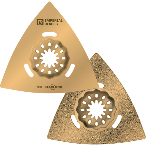 R&acirc;pe triangulaire au carbure Starlock Waymarc Industries Inc