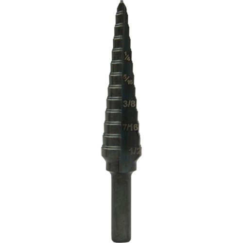 Step Bit, 1/8"/3.2 mm - 1/2"/12.7 mm  Waymarc Industries Inc