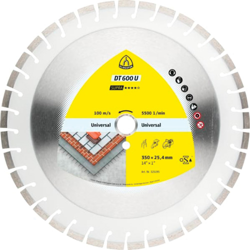 DT 600 U Supra Large Diamond Cutting Blades Waymarc Industries Inc