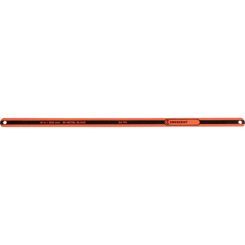 Hacksaw Replacement Blade, Bi-Metal, 12" L, 24 TPI Waymarc Industries Inc